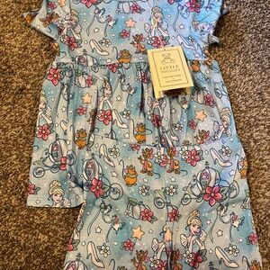 Little Snuggles Blue Princess Pajama Set